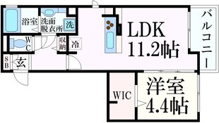 六甲駅 徒歩5分 2階の物件間取画像